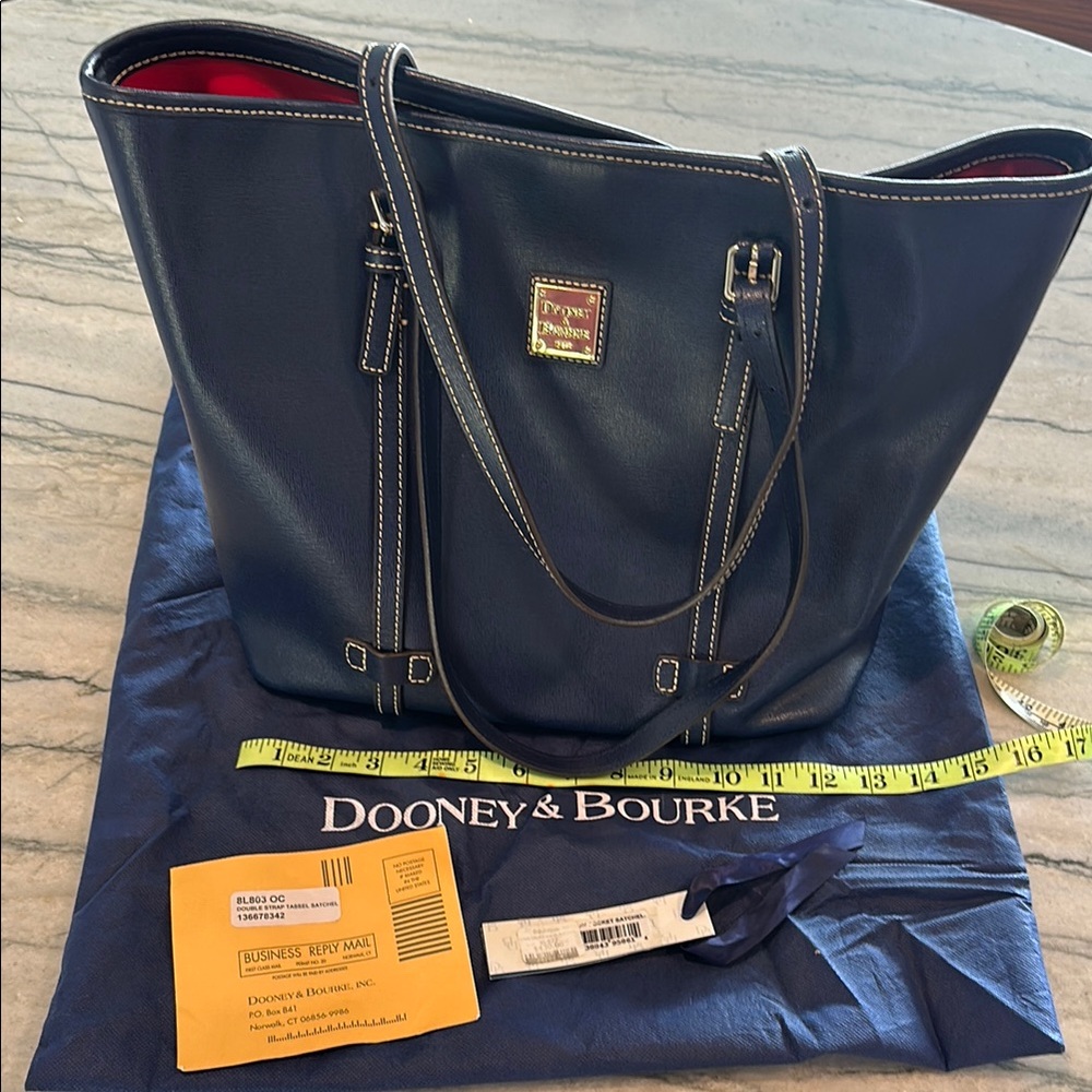 Dooney & Bourke Navy Blue Tote Bag